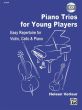 Verleur Piano Trios for Young Players - Easy Repertoire for Violin, Violoncello and Piano Book with Cd