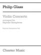 Glass Concerto for Violin arr. Soprano Saxophone (transcr. by Amy Dickson)