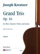 Kreutzer Grand Trio Op.16 Flute-Clarinet (Viola) and Guitar (Score/Parts) (edited by Fabio Rizza)