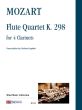 Mozart Flute Quartet KV 298 for 4 Clarinets (Score/Parts) (transcr. by Giuliano Forghieri)