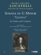 Locatelli Sonata g-minor ‘Leufsta’ for Violin and Continuo