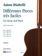 Diabelli Différentes Pieces très faciles for Guitar and Piano Vol. 1 Opus 10 (edited by Fabio Rizza)