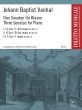 Vanhal 3 Sonaten W.XIII: 19-21 für Klavier (herausgebers John F. Strauss und Virginia F. Strauss)