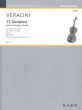 Veracini 12 Sonaten nach Op. 5 von Corelli Vol. 4 (No. 10-12) fur Violine-Bc (Herausgegeben von Walter Kolneder)