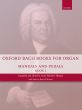 Oxford Bach Books for Organ: Manuals and Pedals Book 1 (edited by Anne Thomas Marsden)