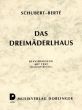 Schubert Das Dreimaderlhaus Klavierauszug (Heinrich Berte)