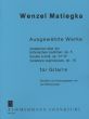 Matiegka Ausgewählte Werke für Gitarre (Leo Witoszynskyj)
