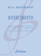 Bertrand Divertimento Op.15 for Bb Clarinet and String Trio (Score and Parts)