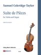 Coleridge-Taylor Suite de Pièces for Violin and Organ (edited by Iain Quinn)