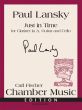 Lansky Just in Time for Clarinet in A, Guitar and Cello (Score/Parts)