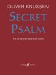 Knussen Secret Psalm for Violin solo