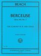 Beach Berceuse, Opus 40 No. 2 for Clarinet and Piano (arr. Loren Stroud)