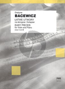 Bacewicz Easy Pieces Vol. 2 for Violin and Piano