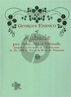 Enesco Aubade Vi.-Va.-Vc. (Score/Parts)