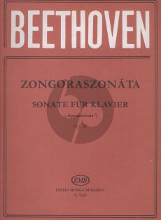 Beethoven Sonata f-minor Op.57 "Appassionata" Piano (edited by Leo Weiner)