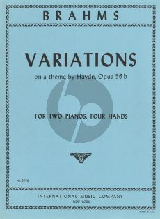 Brahms  Variations on a theme by Haydn Op.56b (2 copies included) (IMC)