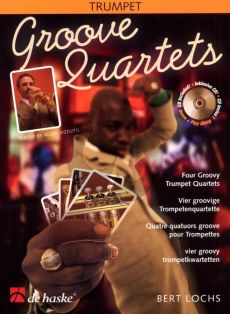 Lochs 4 Groove Quartets for 4 Trumpets Score and Parts Book with Cd (Easy to Intermediate Level)