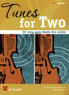 Dezaire Tunes for Two for 2 Violins (30 very easy Duets) (1.Pos.)