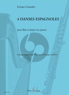 Granados 4 Danses Espagnoles (Flute-Harp[Piano]) (arr. Jung Lee)