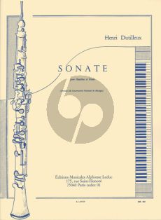 Dutilleux Sonate pour Hautbois-Piano