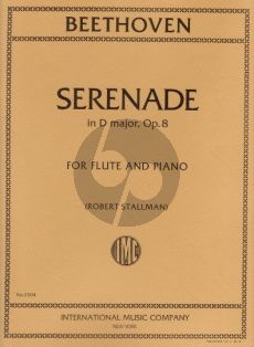 Beethoven Serenade D-major Op.8 for Flute and Piano (Arranged by Robert Stallman) Nabestellen