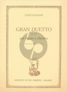 Legnani Gran Duetto Op. 87 Flute and Guitar (Ruggero Chiesa)