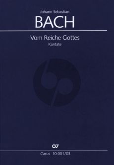 Bach Vom Reiche Gottes Soli-SAB-Coro SATBKlavierauszug (Oratorium Compilation of movements from Bach cantatas)