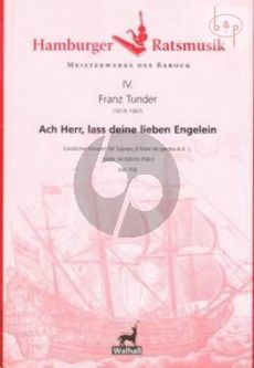 Ach Herr, lass deine lieben Engelein (Geistliches Konzert) (Sopr.- 4 Viole da Gamba- Bc)