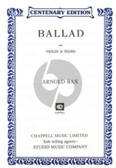 Bax Ballad Violin-Piano