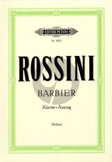 Rossini Barbier von Sevilla Klavierauszug (text German - Italian)