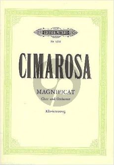 Cimarosa Magnificat D-dur SATB-Orchester Klavierauszug