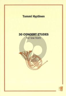 Hyytinen 30 Concert Etudes for low Horn