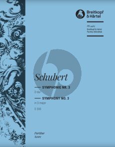 Schubert Symphonie No.3 D-dur D.200 Partitur