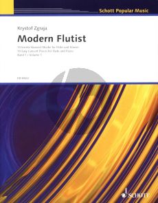 Zgraja Modern Flutist Vol.1 Flute and Piano (Ten Easy Concert Pieces)