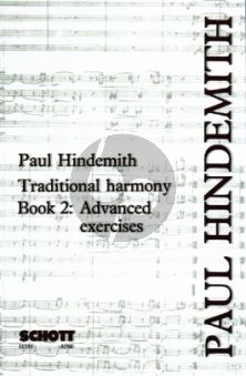 Hindemith Traditional Harmony Vol.2 (Exercises for Advanced Students)