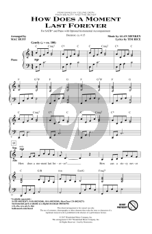 How Does A Moment Last Forever (from Beauty And The Beast) (arr. Mac Huff)