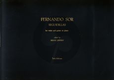 Sor Seguidillas Voice-Guitar(or Piano) (edited by Brian Jeffery)