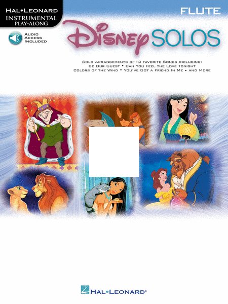 Disney Solos for Flute Book with Audio Online - Disney