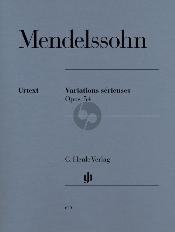 Variations Serieuses Op. 54 Klavier - Felix Mendelssohn | Broekmans ...