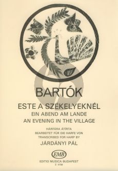 Bartok An Evening in the Village for Harp Solo (Edited by Pal Jardanyi)