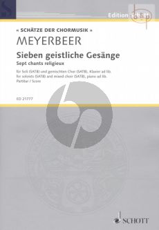 7 Geistliche Gesange (7 Chants Religieux) (SATB soli-SATB)