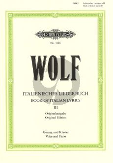 Wolf Italienisches Liederbuch vol.3 (Original-Ausgabe) (High)