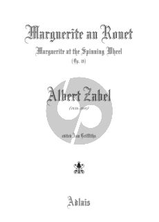 Zabel Marguerite au Rouet Op.19 Harp (Ann Grifiths) (interm.-adv.level)