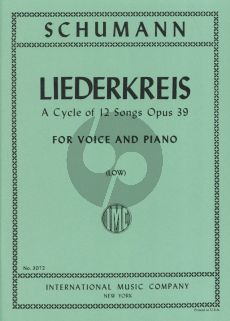 Schumann Liederkreis Op. 39 Low Voice (Sergius Kagen)