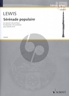 Serenade Populaire for Clarinet Bb and Piano