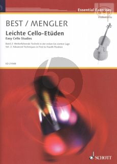 Leichte Cello Etuden Vol.2 Advanced Techniques in First to Fourth Position