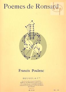 5 Poemes de Ronsard Poulenc F.