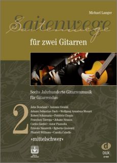 Langer Saitenwege Für Zwei Gitarren Vol.2 (Book with Online Audio)