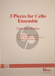 Bunting 3 Pieces for 4 Violoncellos (Score/Parts)