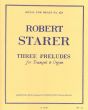 Starer 3 Preludes Trumpet and Organ